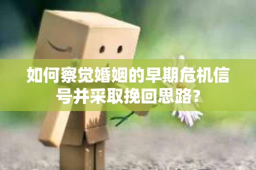 如何察觉婚姻的早期危机信号并采取挽回思路？