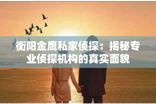 衡阳金鹰私家侦探：揭秘专业侦探机构的真实面貌