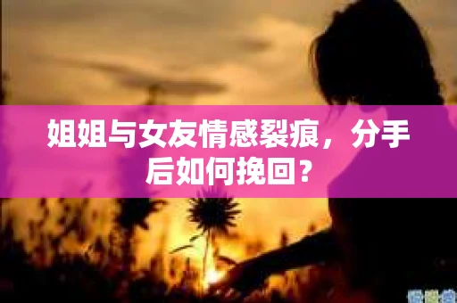 姐姐与女友情感裂痕，分手后如何挽回？