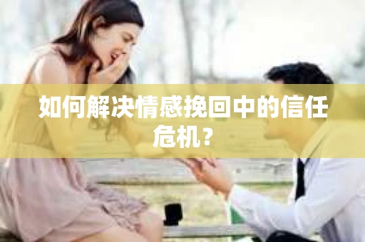 如何解决情感挽回中的信任危机? 如何解决情感挽回中的信任危机?