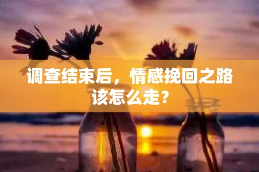 调查结束后，情感挽回之路该怎么走？